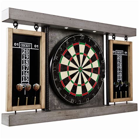 steel tip dart board cabinet|official dart board size.